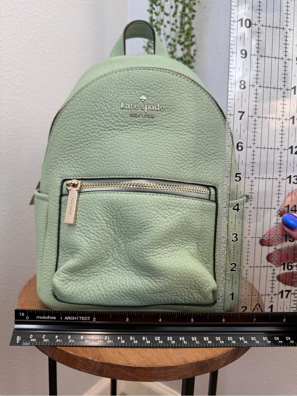 Kate Spade Leila Mini Domed Backpack Seafoam Green